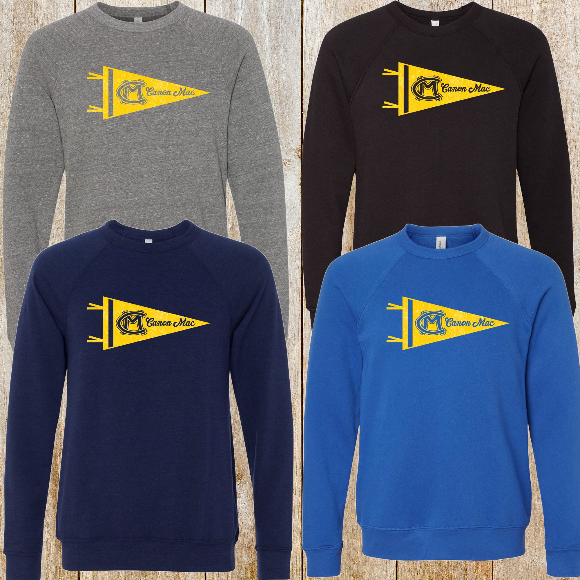 Hills Hendersonville Bella + Canvas fleece crew neck