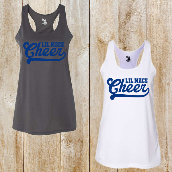 Canon Mac Cheer Badger performance racerback tank