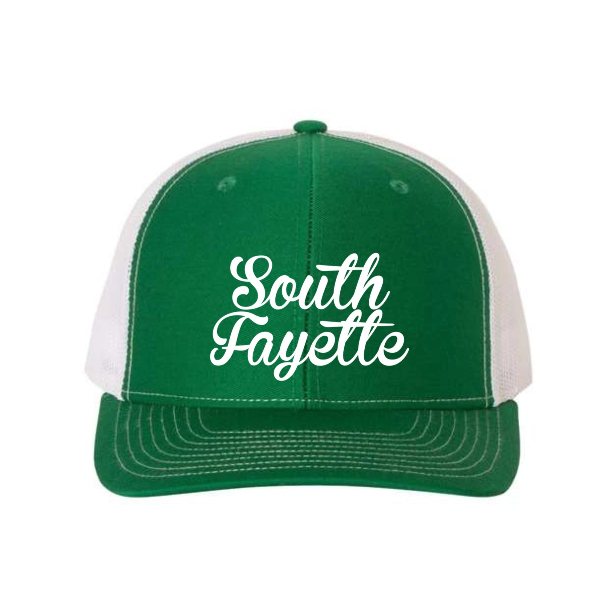 South Fayette White Script Hat