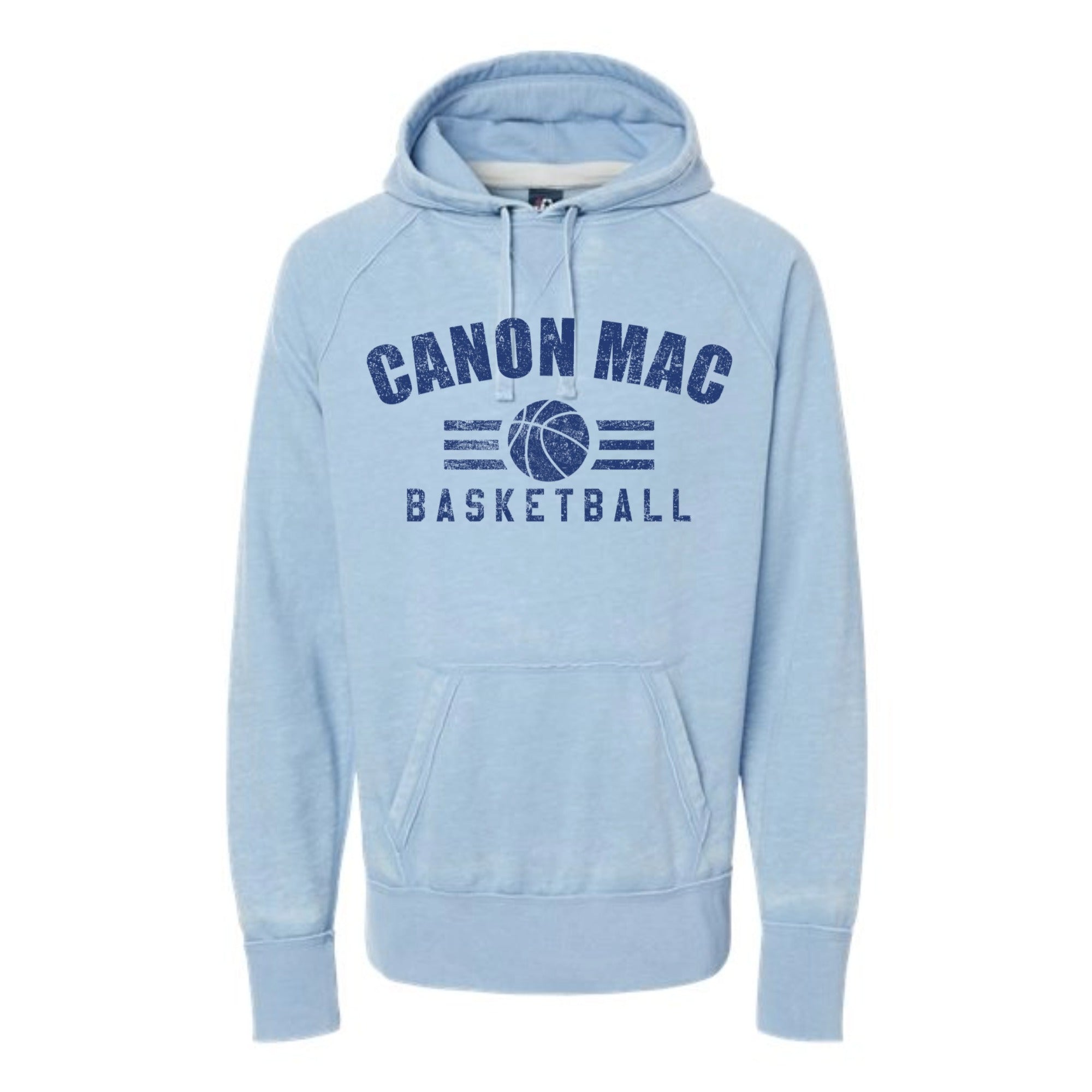 Canon Mac Basketball Bold Vintage Zen Hooded Sweatshirt