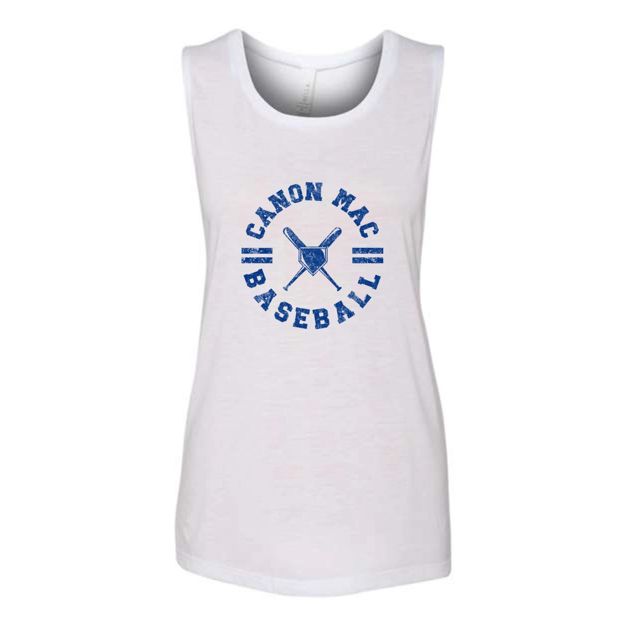 Canon Mac Baseball Circle Women's Flowy Muscle Tank