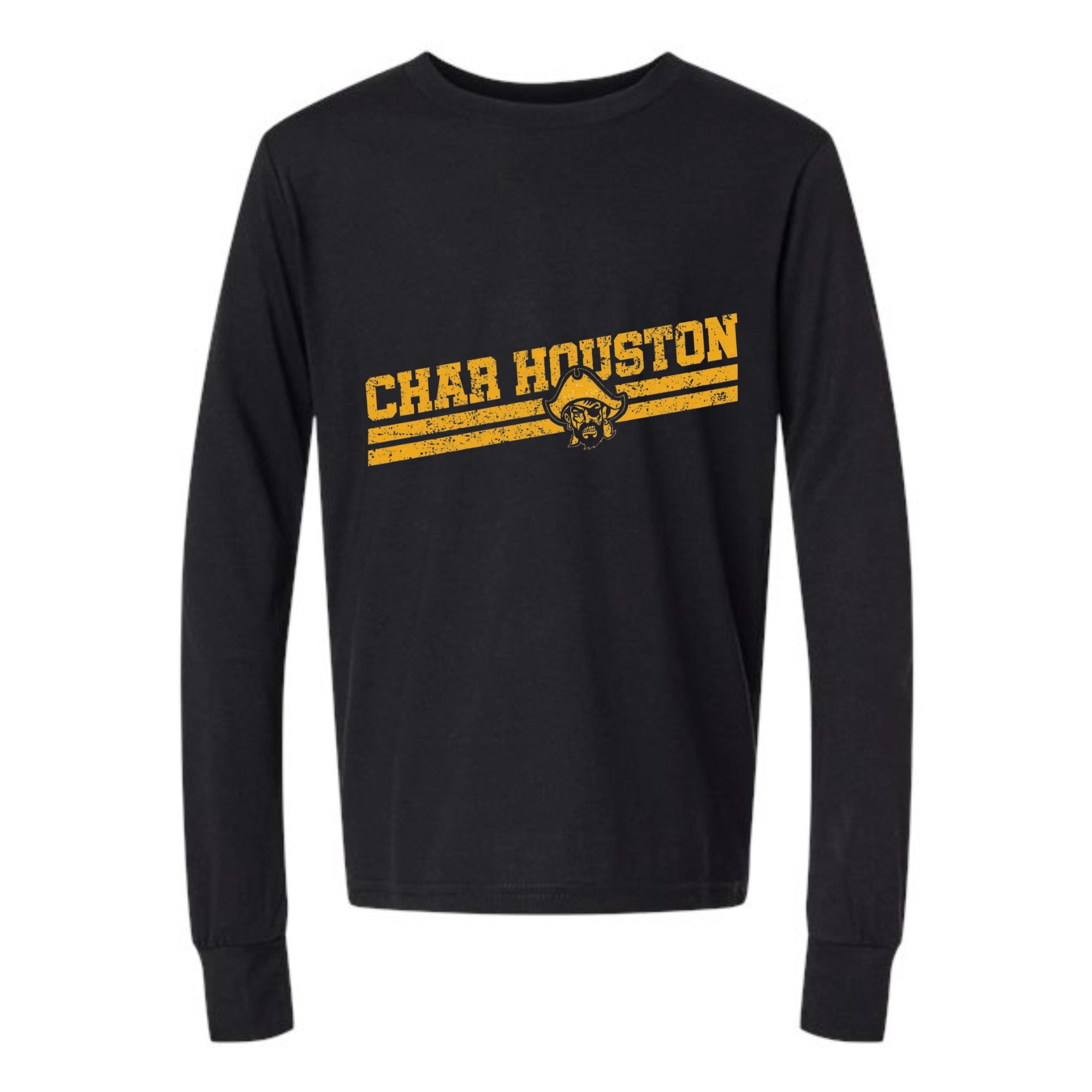 Chartiers Houston Slant Youth Long Sleeved Tri-blend Tee