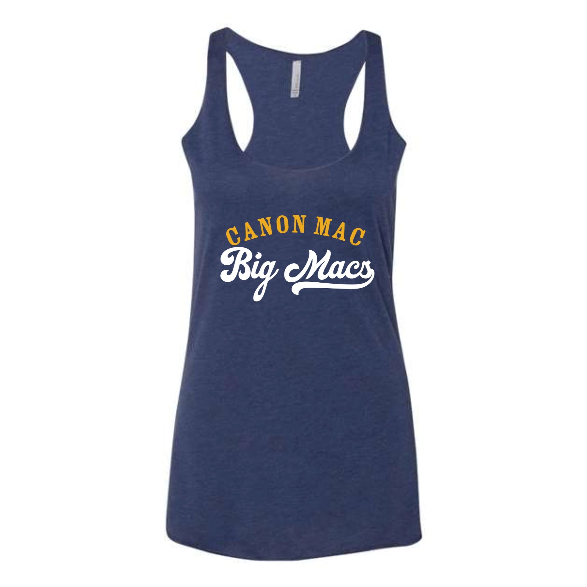 Canon Mac Big Macs Women's Tri-blend Racerback Tank