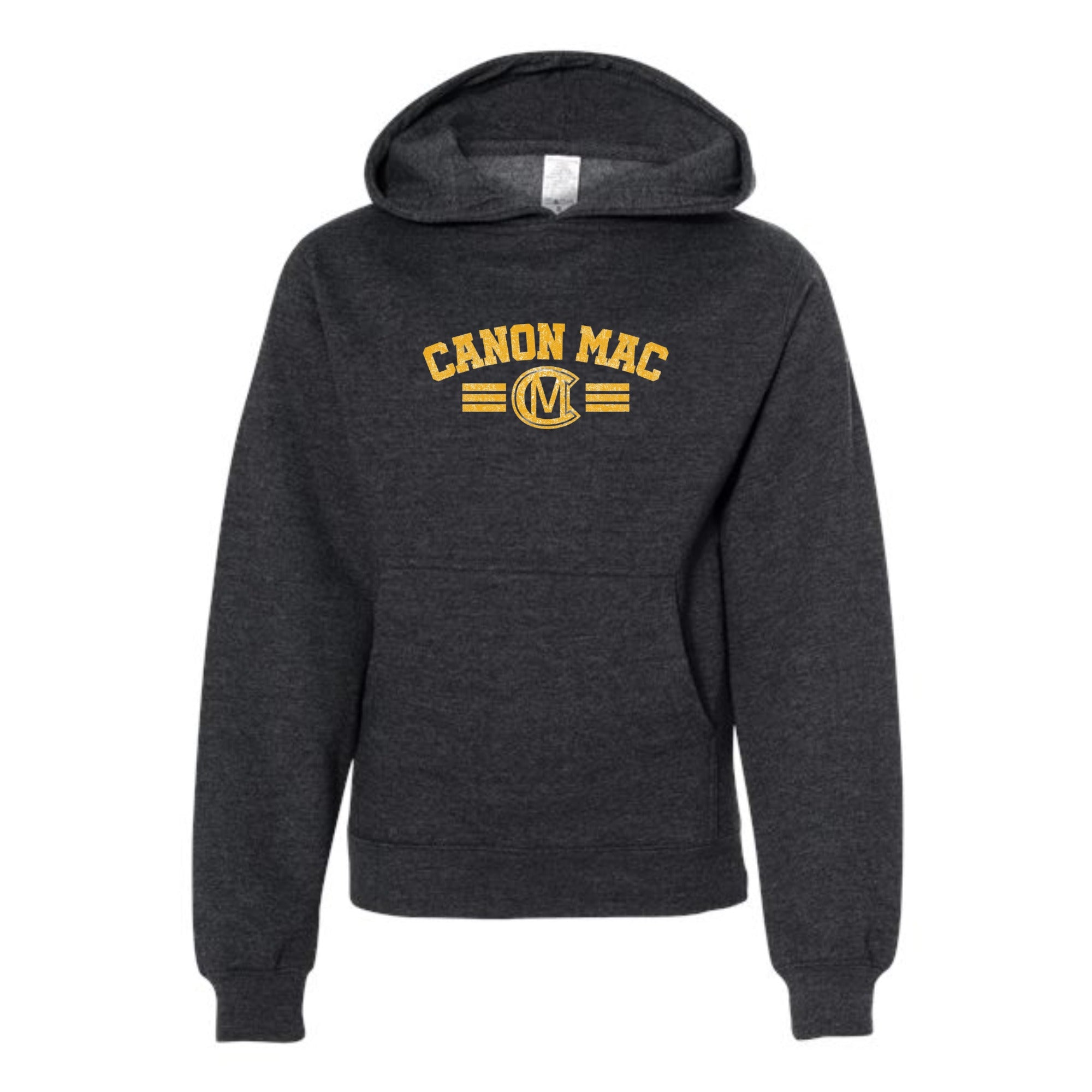 Canon Mac Bold Gold Youth Midweight Hooded Sweatshirt