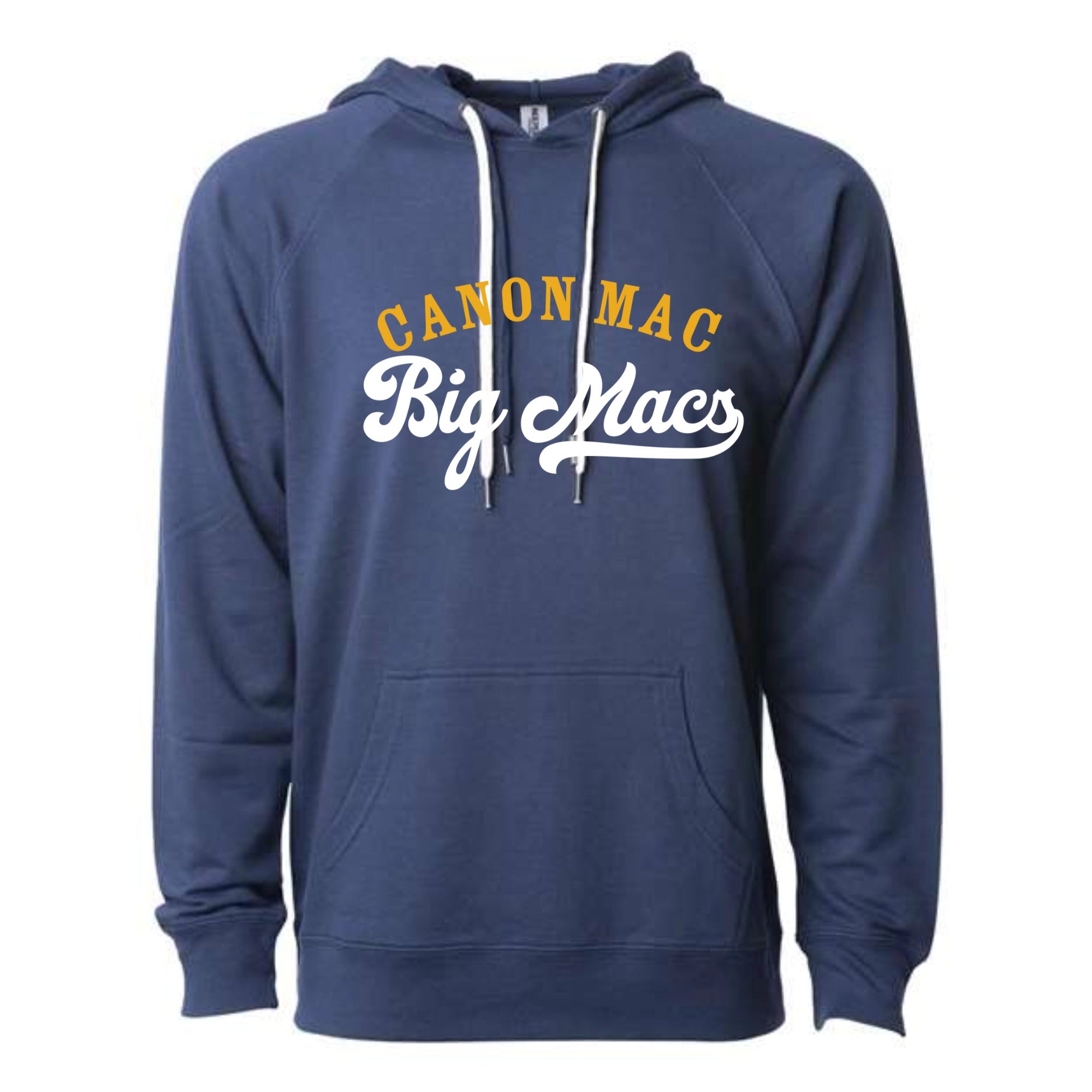 Canon Mac Big Macs Lightweight Loopback Terry Hooded Sweatshirt