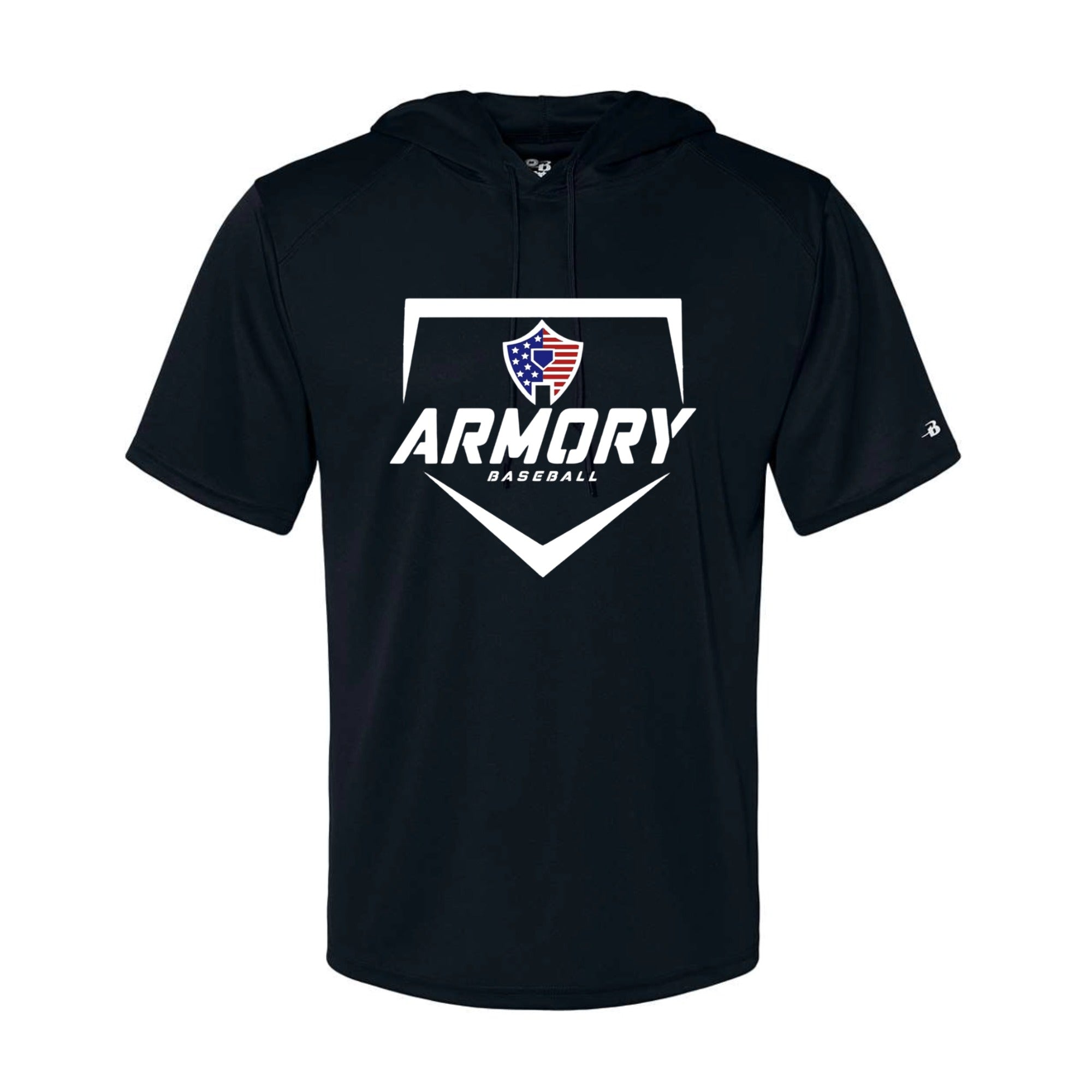 Armory Baseball Patriotic B-Core Performance Hooded Tee