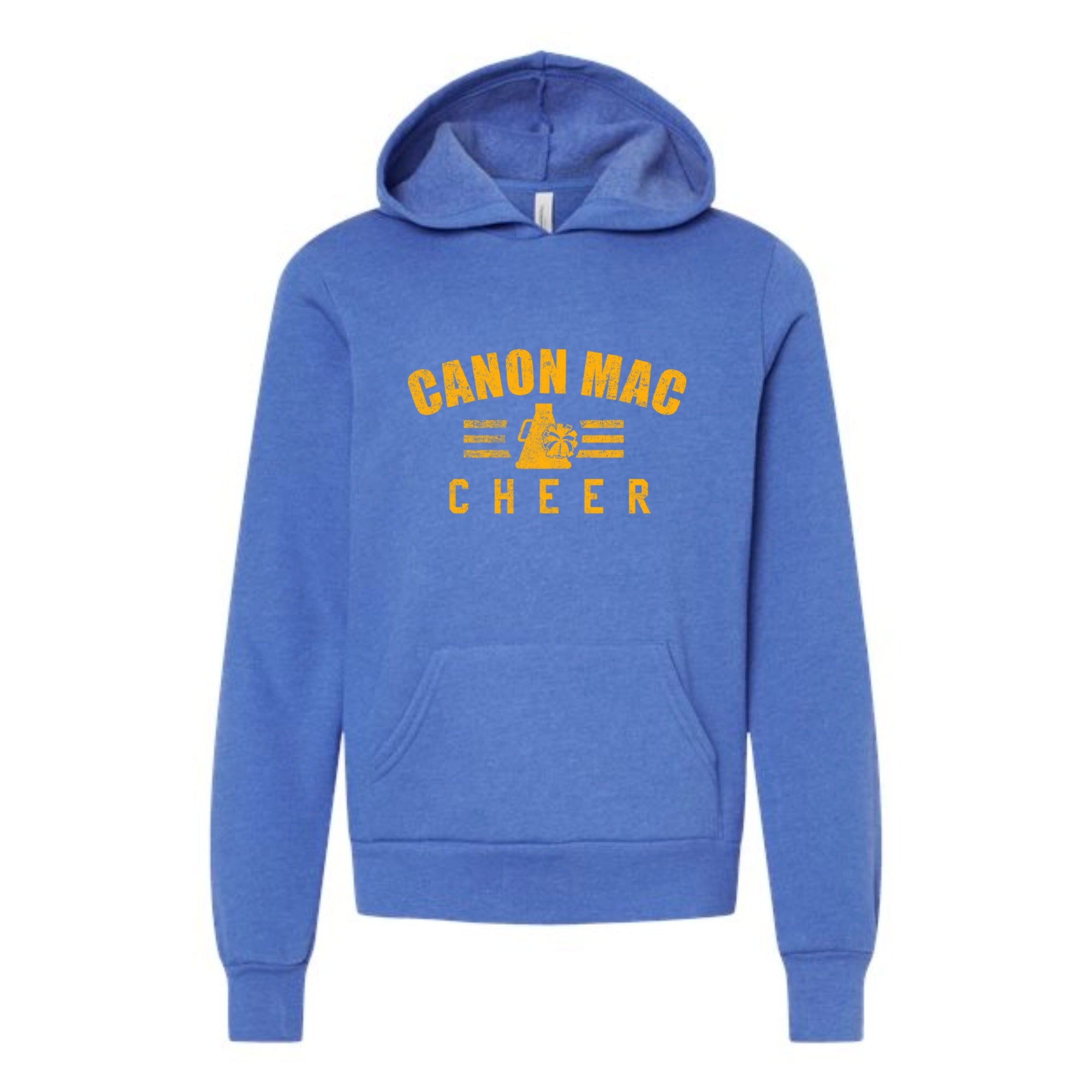 Canon Mac Cheer Bold Youth Fleece Hooded Sweatshirt