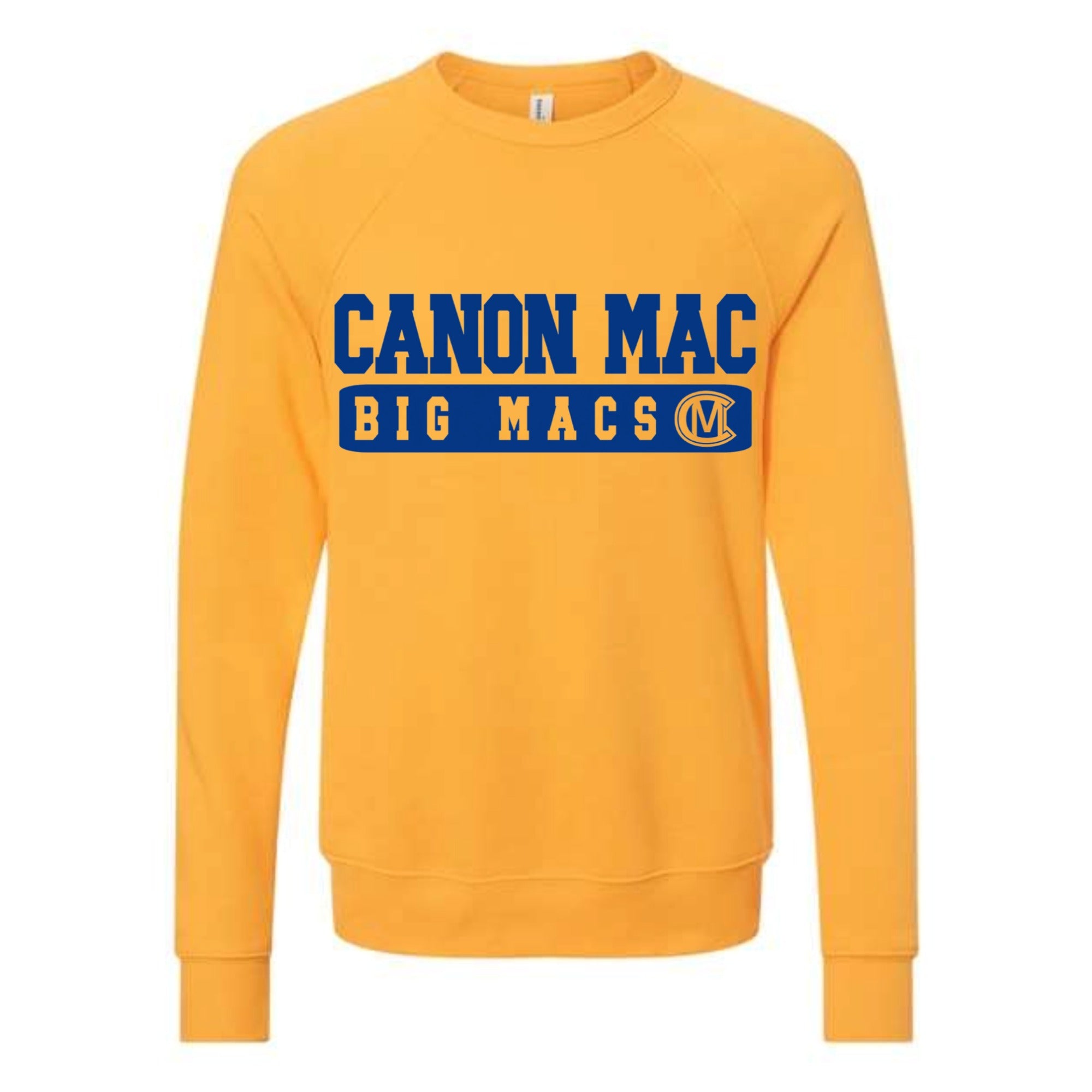 Canon Mac Big Macs Block Unisex Fleece Crewneck Sweatshirt