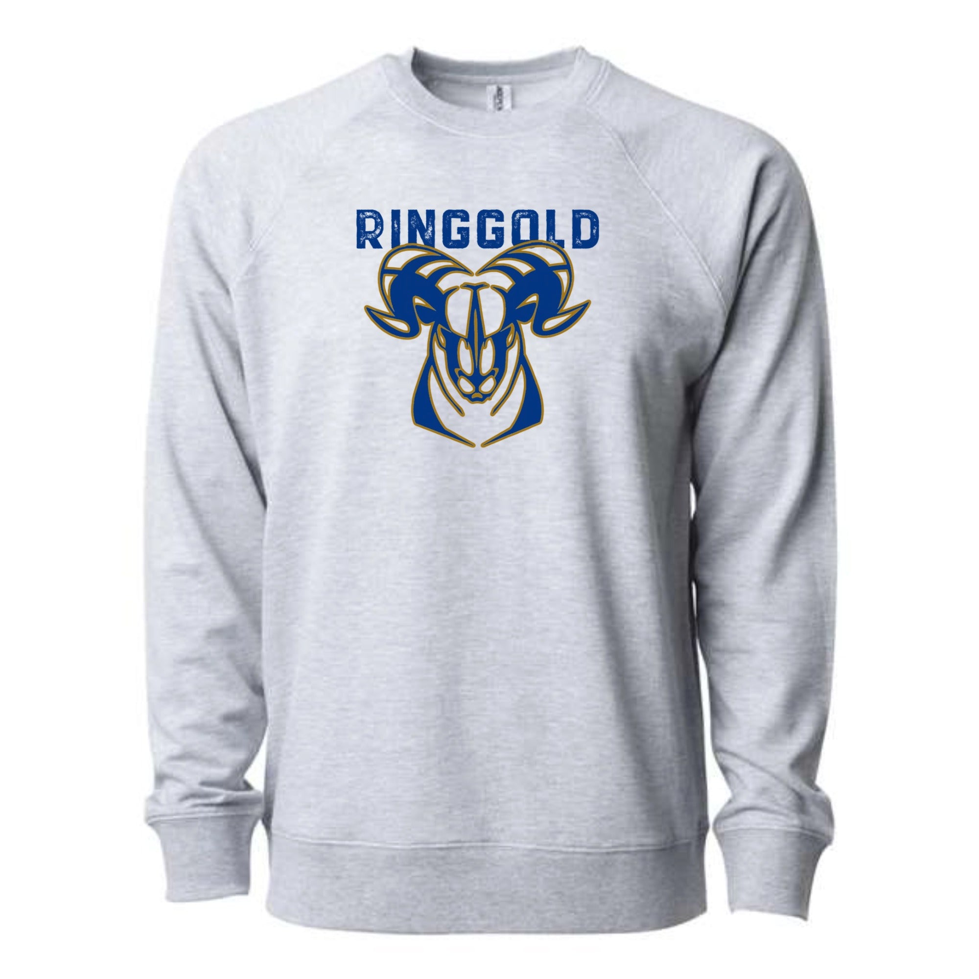 Ringgold Ram Lightweight Loopback Terry Crewneck Sweatshirt