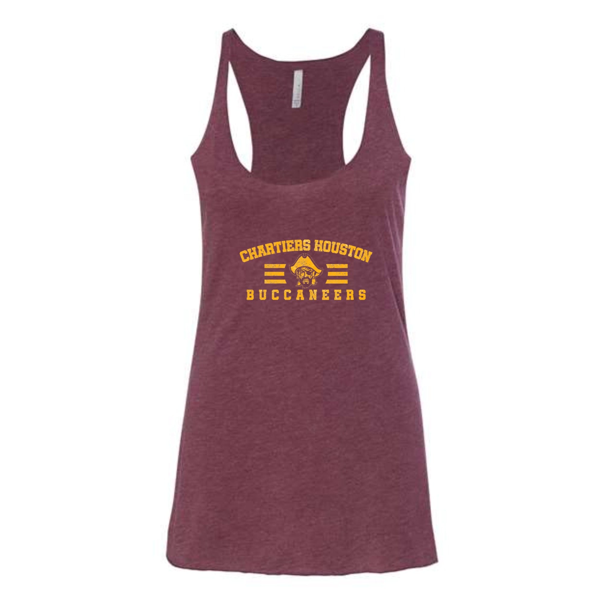 Chartiers Houston Bold Women's Tri-blend Racerback Tank