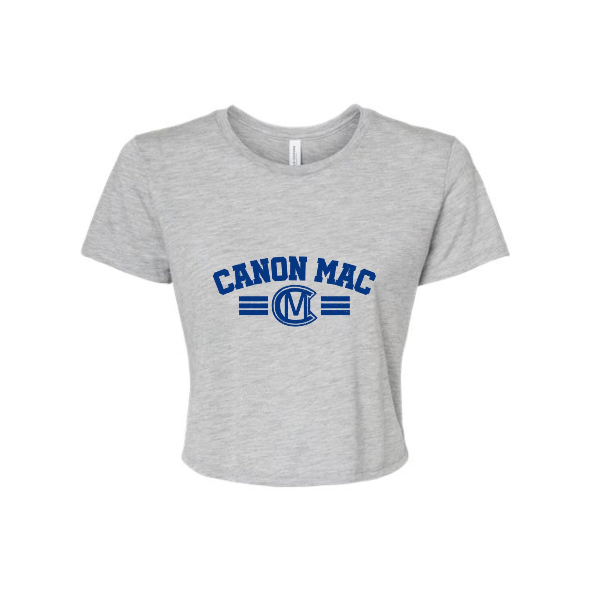 Canon Mac Bold Royal Women's Cropped Tee