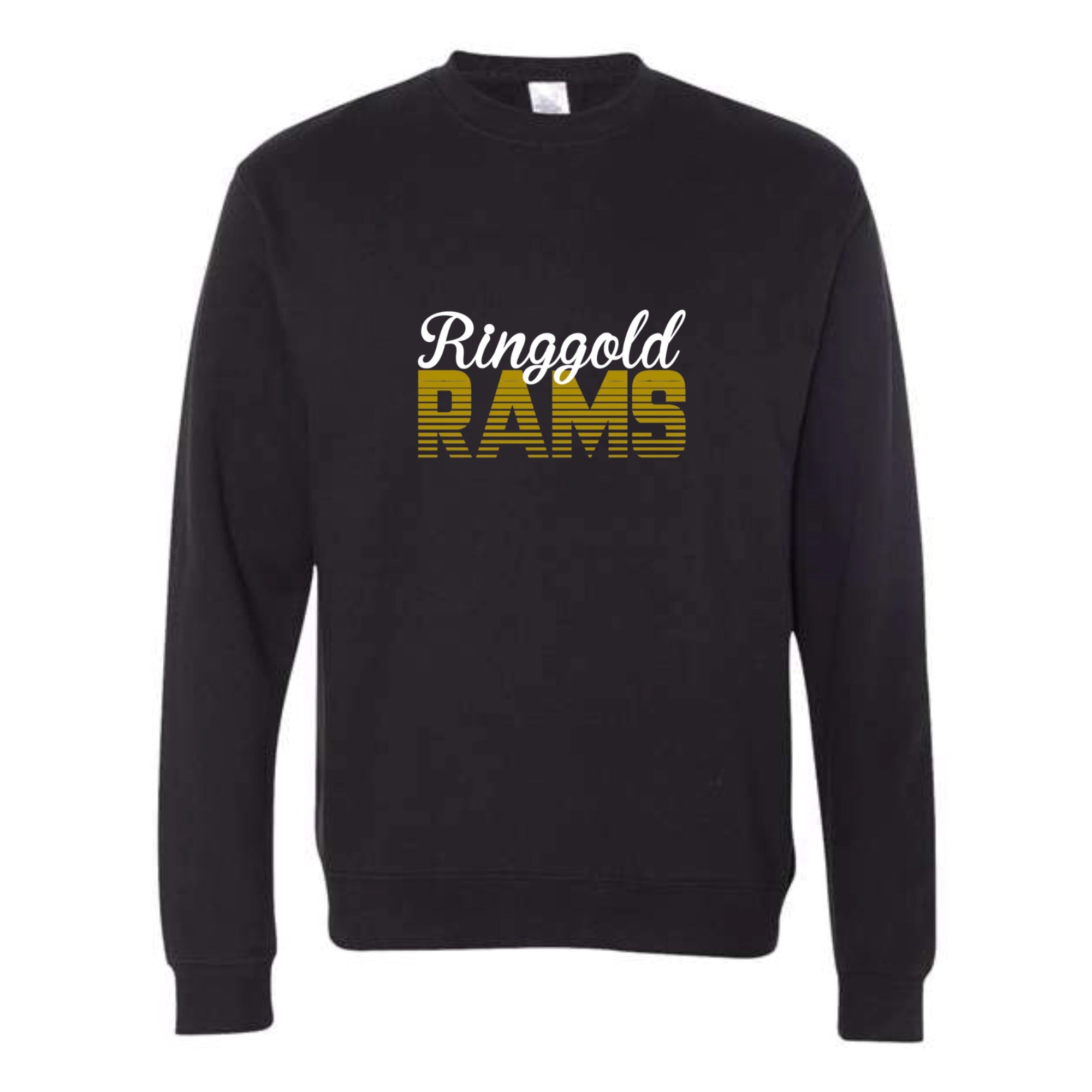 Ringgold Rams Retro Midweight Crewneck Sweatshirt