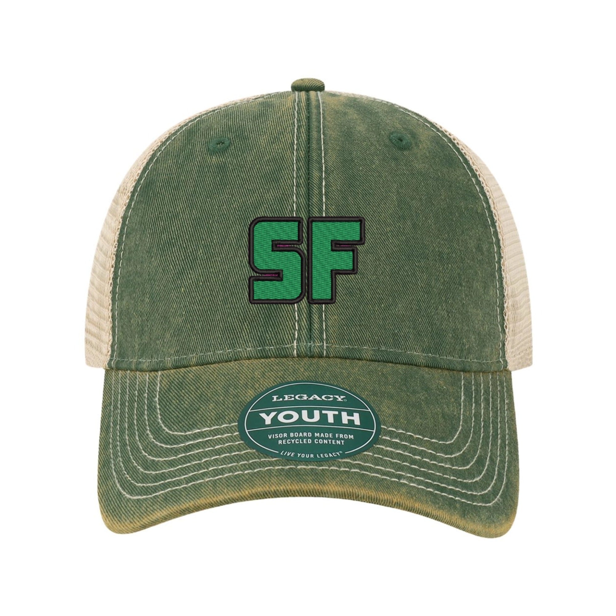 South Fayette SF Green Youth Old Favorite Trucker Hat