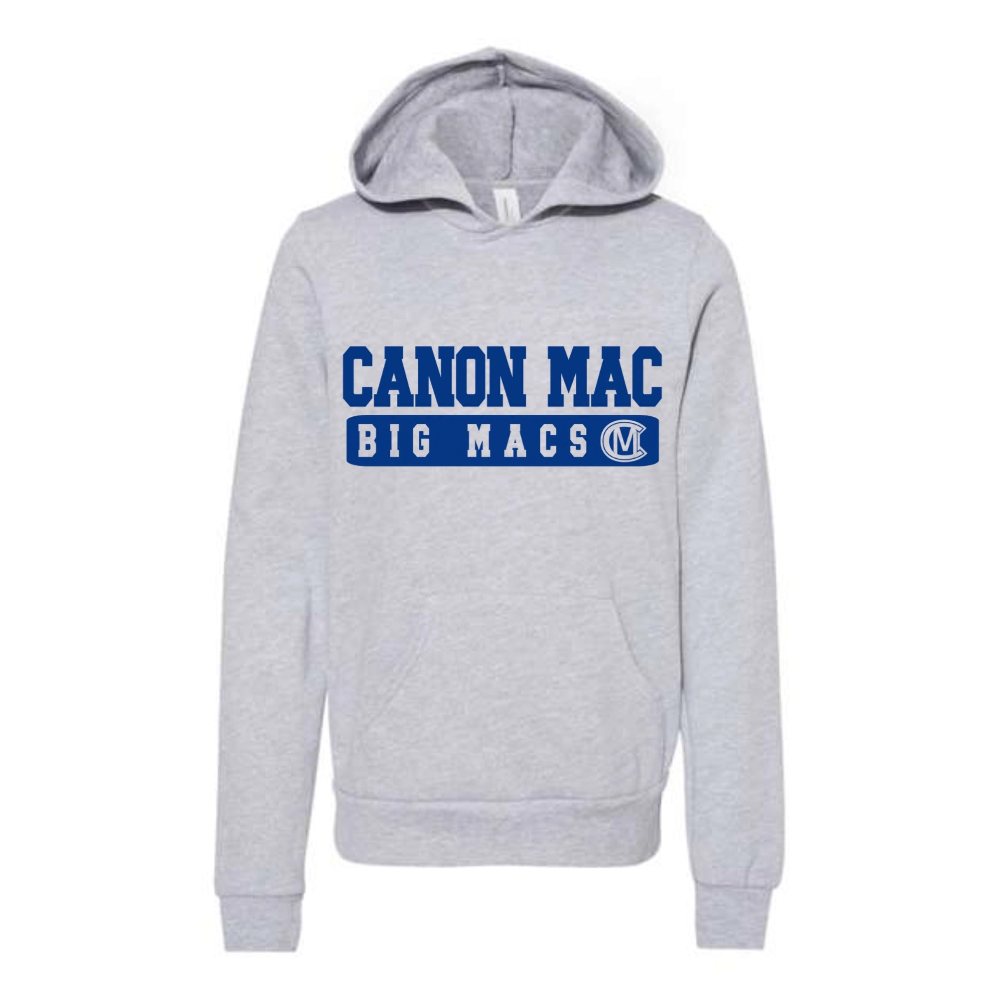 Canon Mac Big Macs Block Youth Fleece Hooded Sweatshirt