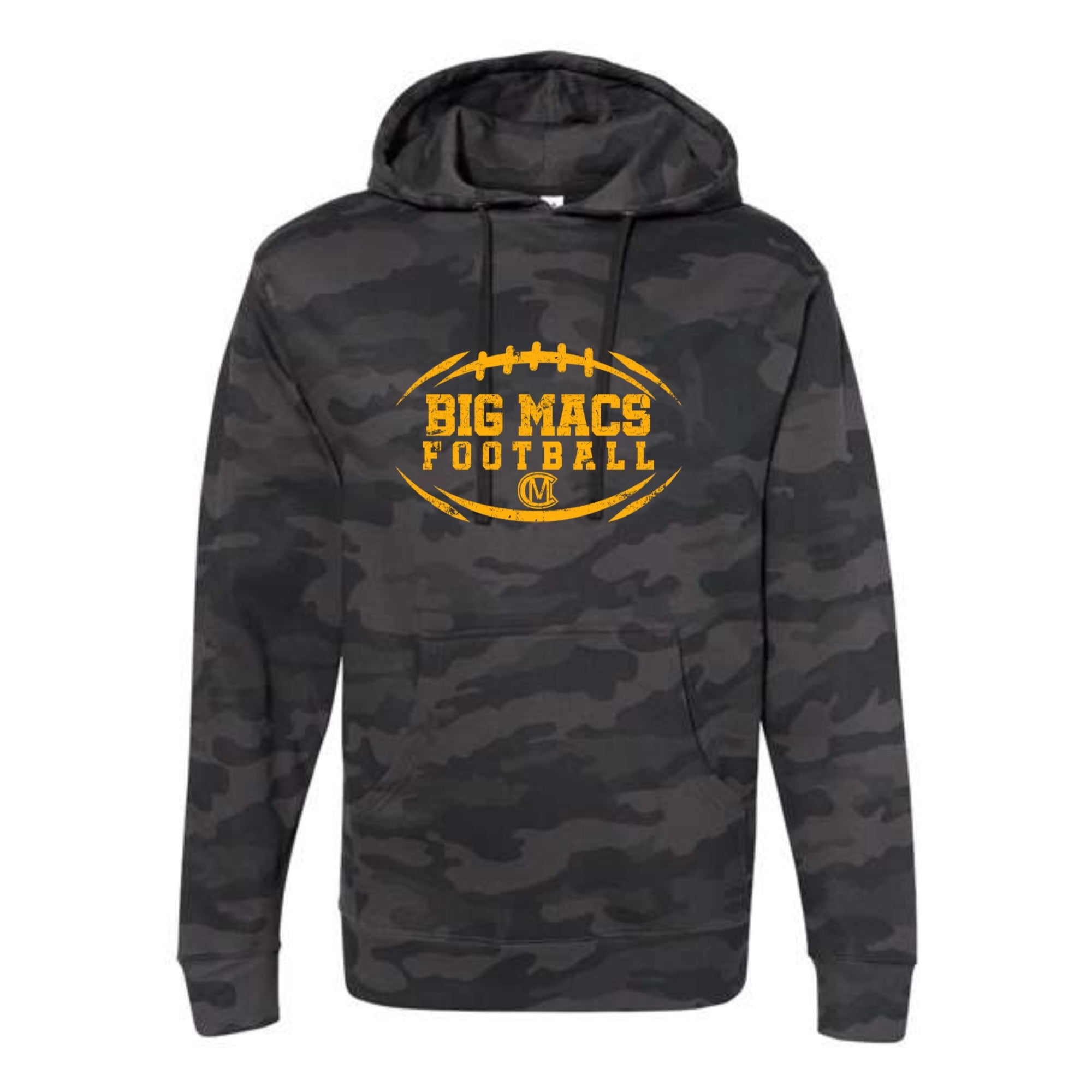 Canon Mac Big Macs Football Camo Hooded Sweatshirt