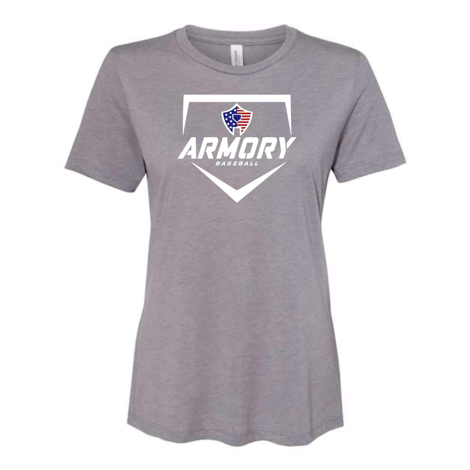 Armory Baseball Patriotic Women's Tri-blend Relaxed Fit Tee