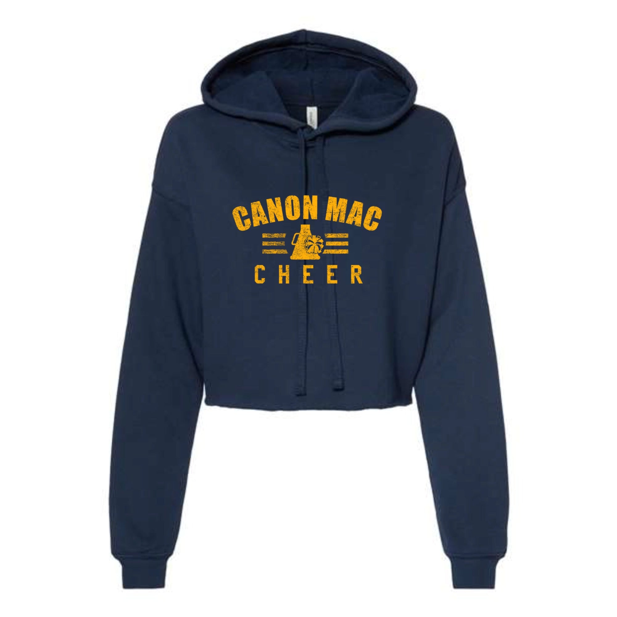 Canon Mac Cheer Bold Women's Cropped Fleece Hoodie