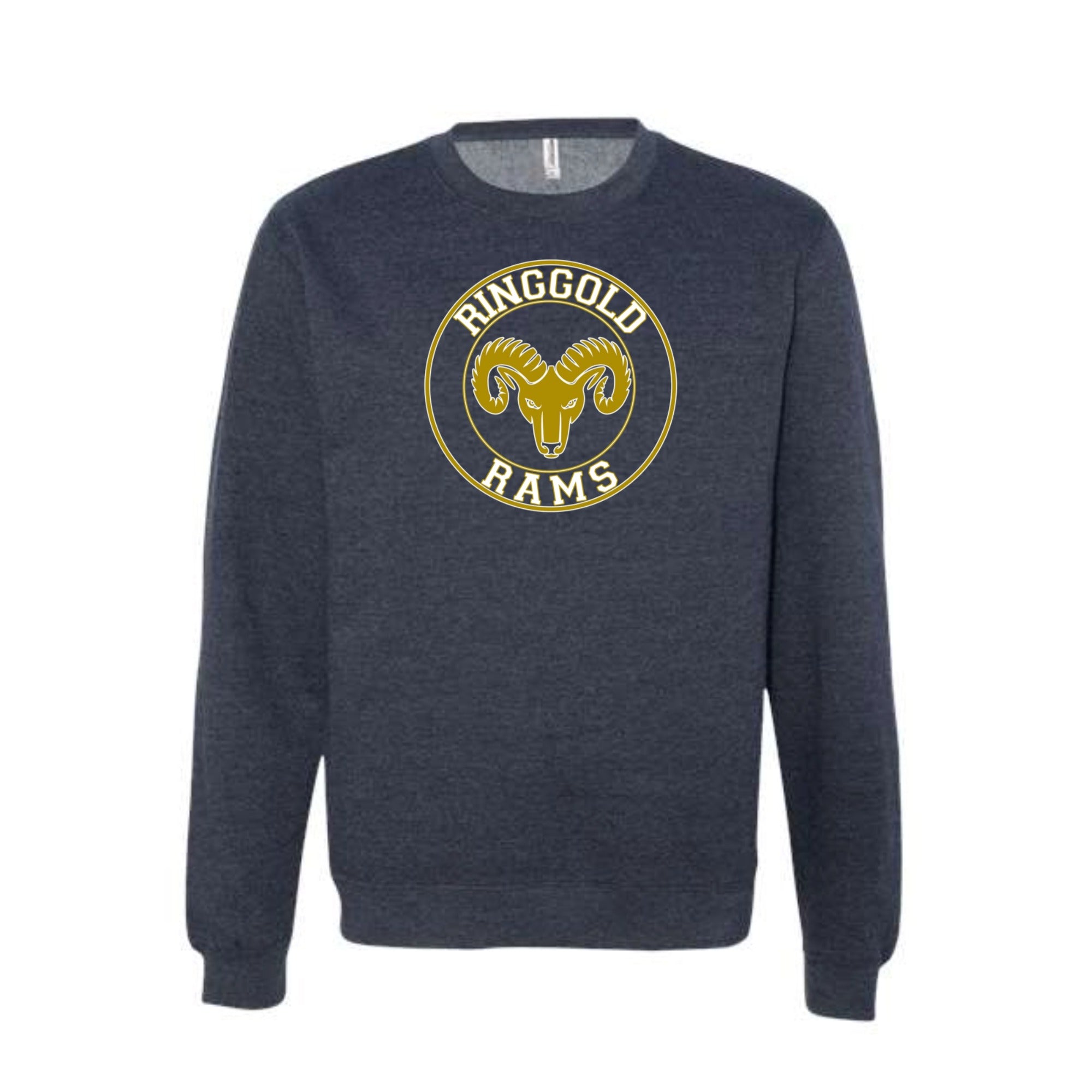 Ringgold Rams Circle Midweight Crewneck Sweatshirt