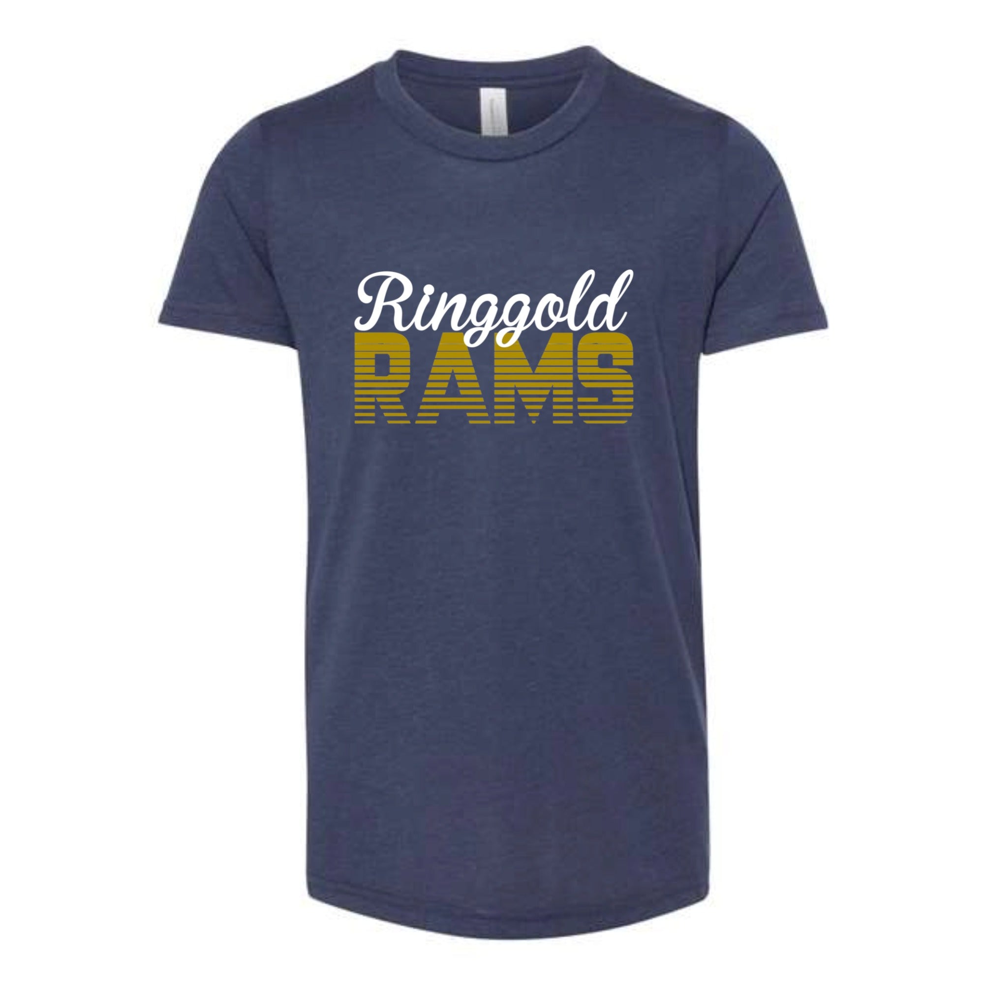 Ringgold Rams Retro Youth Tri-blend Tee