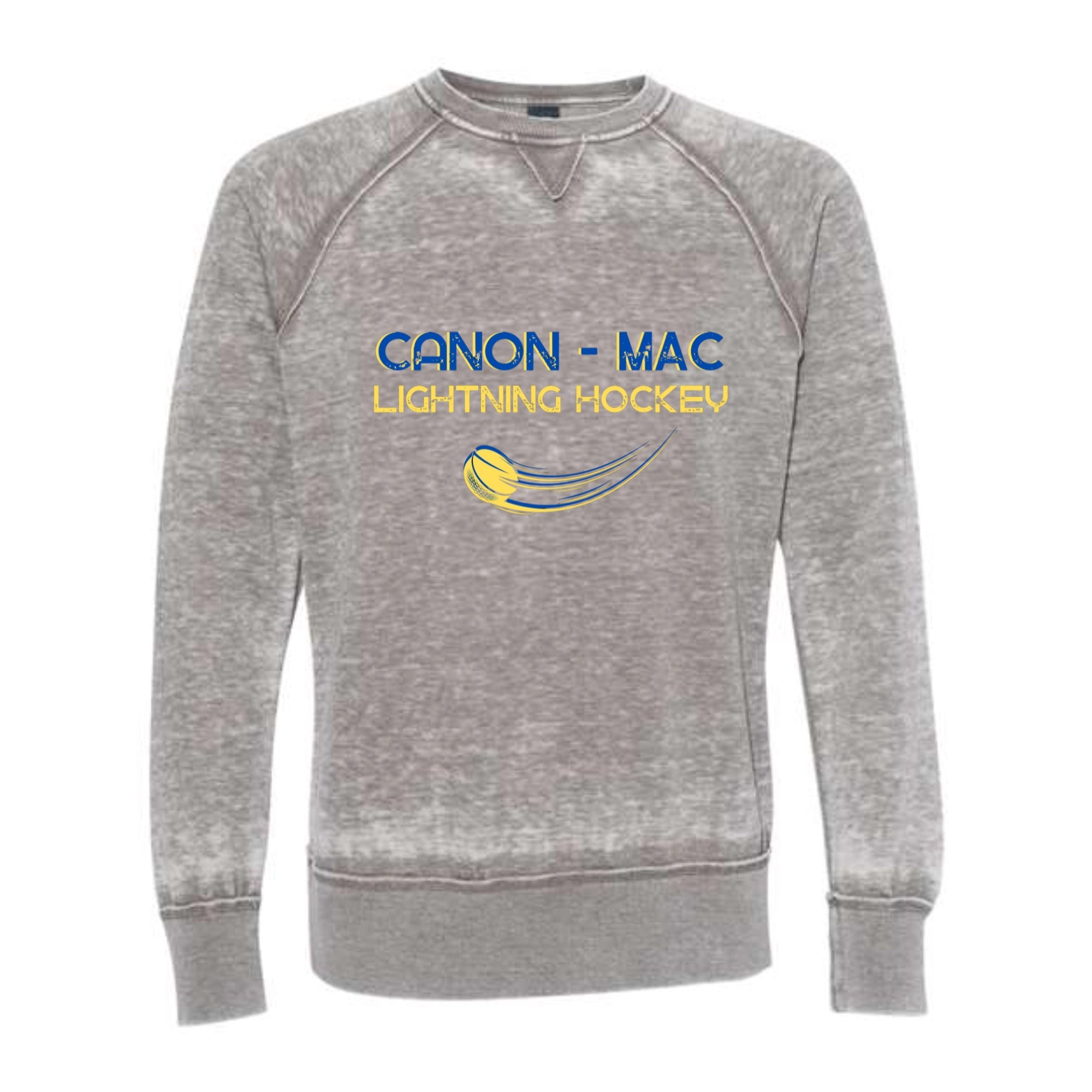 Canon Mac Inline Lightning Hockey Vintage Zen Crewneck Sweatshirt