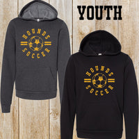 Riverhounds youth Bella + Canvas fleece hoodie