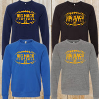 Canon Mac Football Big Macs Bella + Canvas fleece crew neck