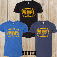 Canon Mac Football Big Macs Youth tri-blend tee