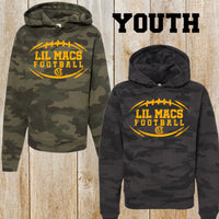 Canon Mac Football Lil Macs Youth Camo hoodie