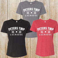 PT Lax women's relaxed fit triblend tee