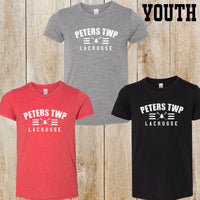 PT Lax Youth tri-blend tee